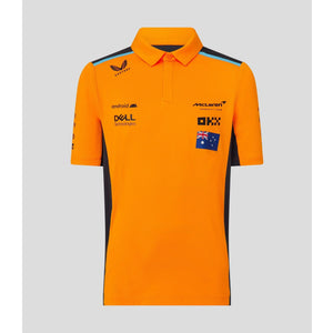 McLaren F1 Women's 2023 Lando Norris Team Drivers Polo Shirt Orange