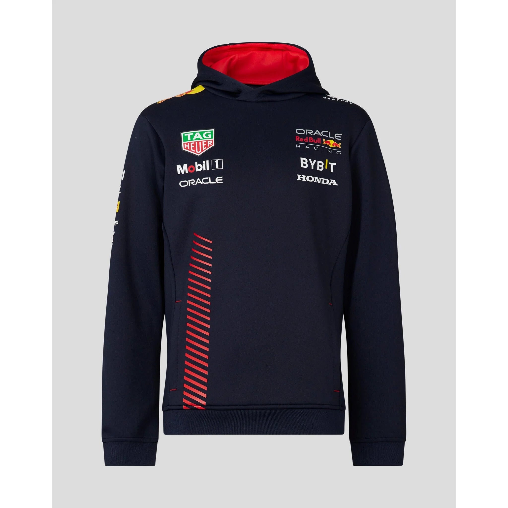Red Bull Racing F1 Kid's Team Pullover Hooded Sweatshirt Navy