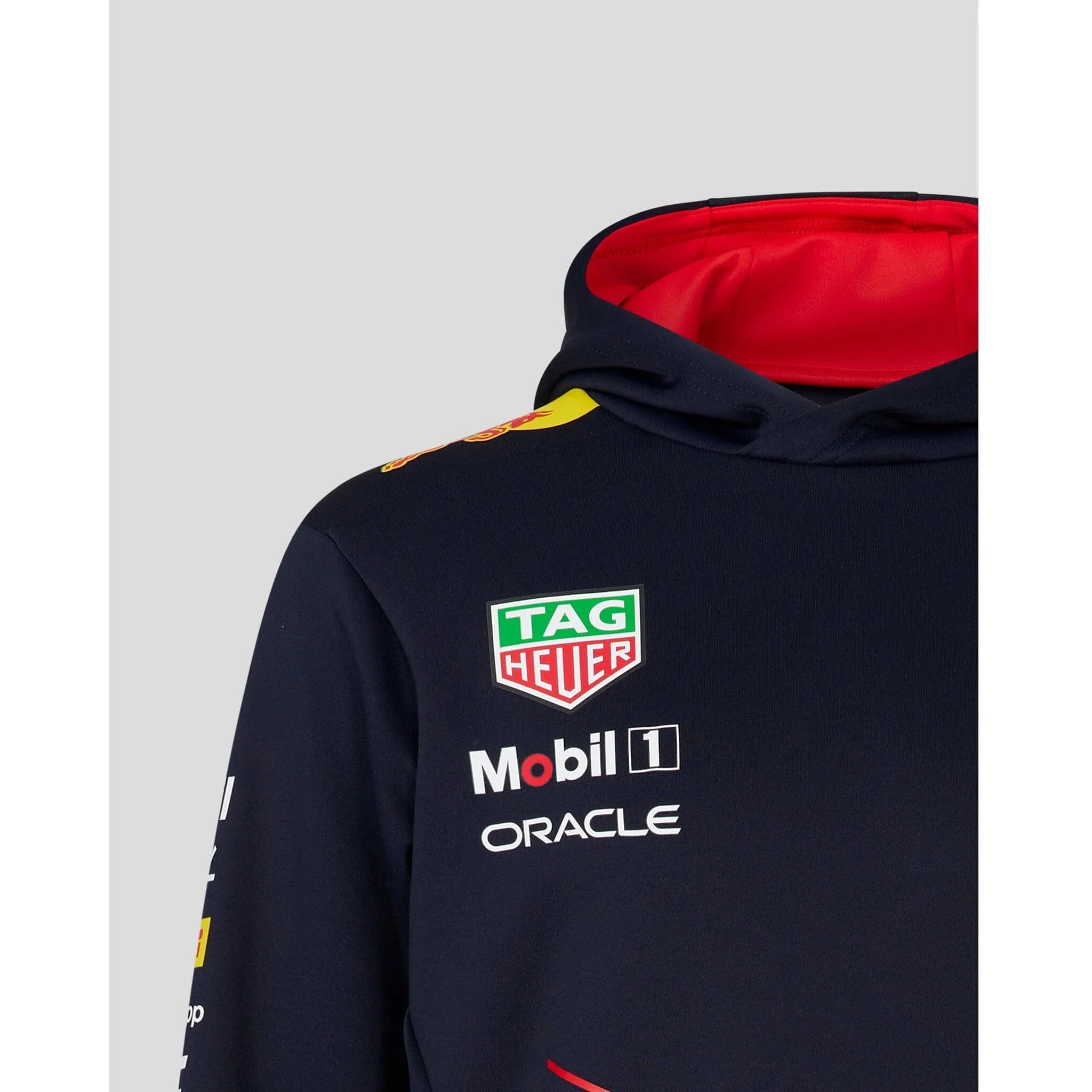 Red Bull Racing F1 Kid's Team Pullover Hooded Sweatshirt Navy