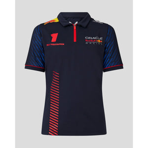 Red Bull Racing F1 Kid's Max Verstappen Team Polo Shirt Navy