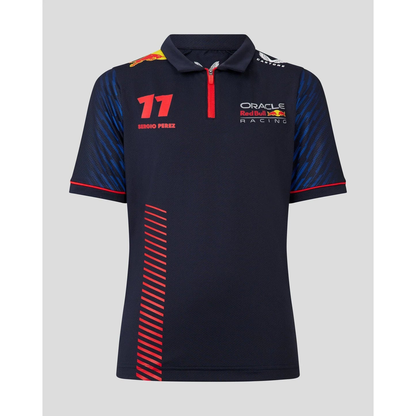 Red Bull Racing F1 Kid's Sergio "Checo" Perez Team Polo Shirt Navy