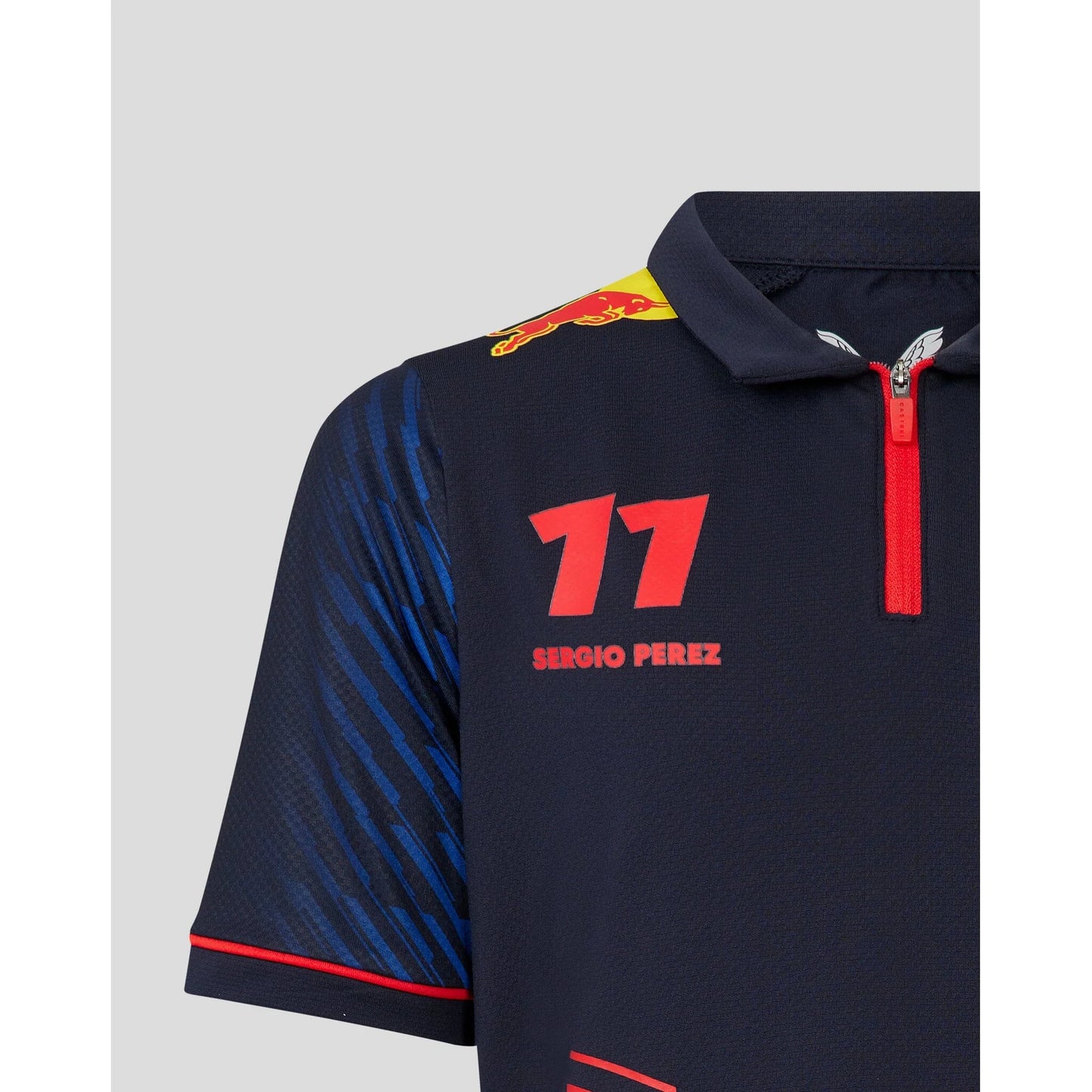 Red Bull Racing F1 Kid's Sergio "Checo" Perez Team Polo Shirt Navy
