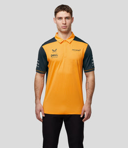 Mclaren F1 Men's Team Polo Shirt Orange