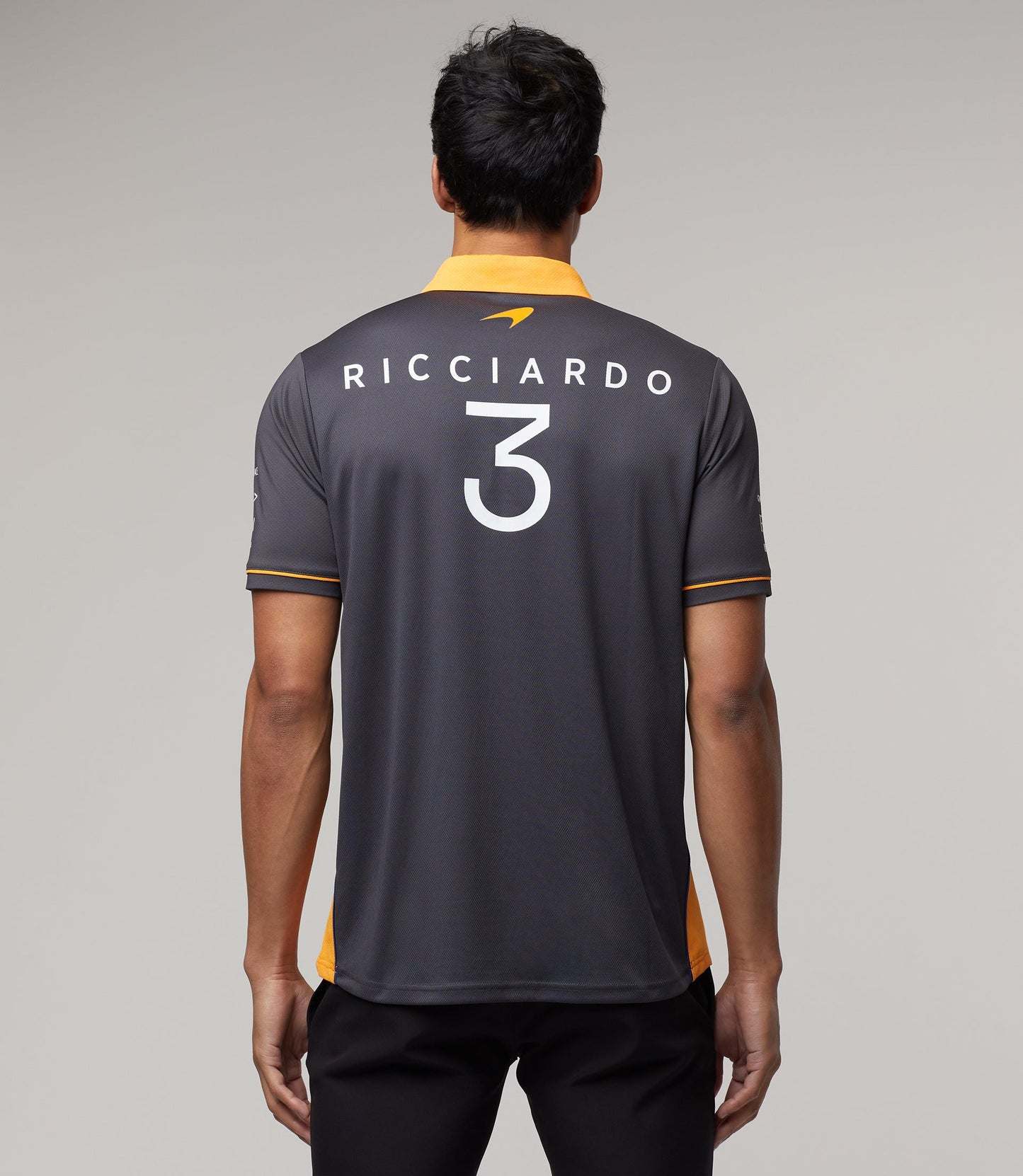 Mclaren F1 Men's Daniel Ricciardo Team Polo Shirt Orange