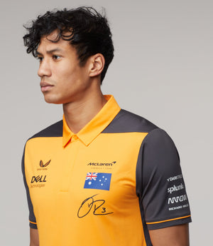Mclaren F1 Men's Daniel Ricciardo Team Polo Shirt Orange