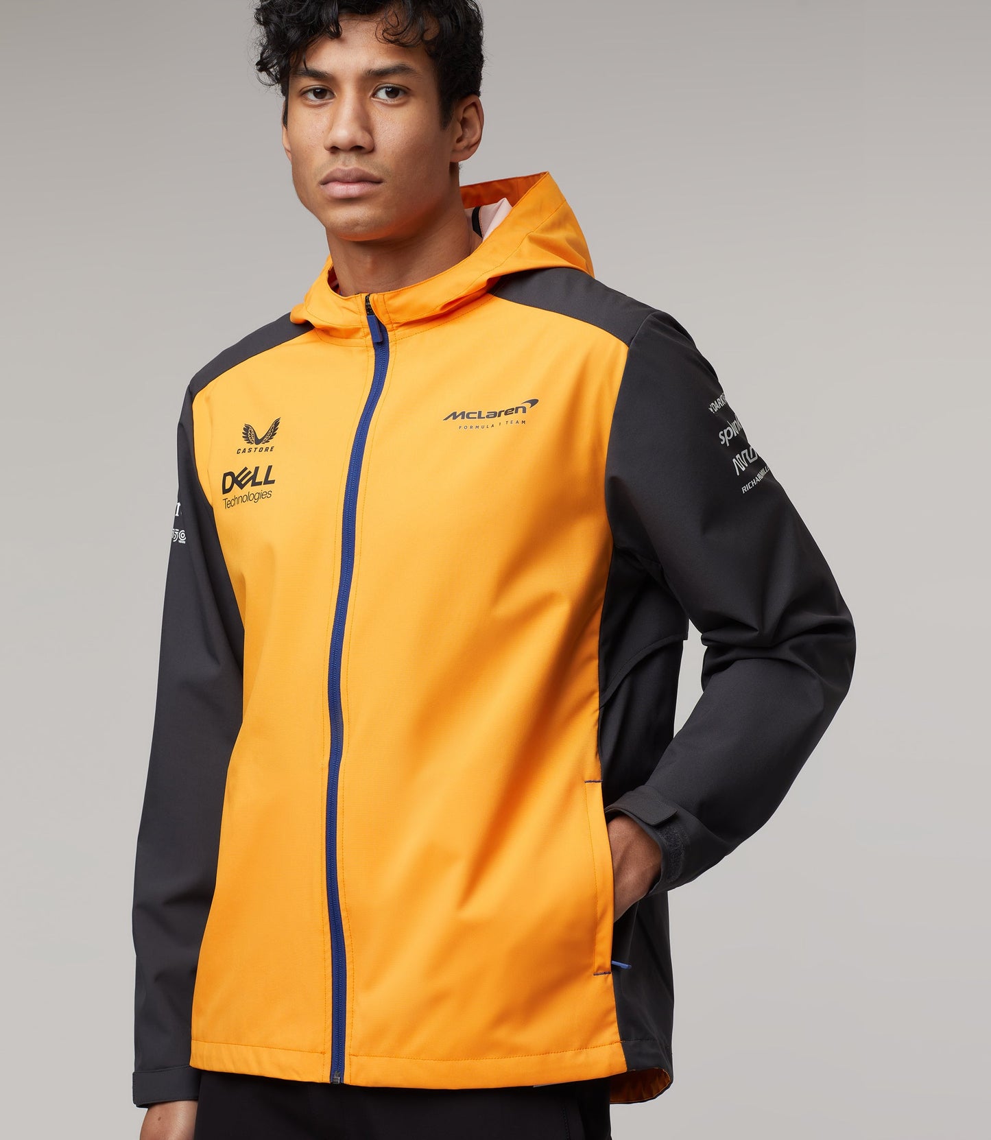 McLaren F1 Men's Team Water Resistant Jacket Orange