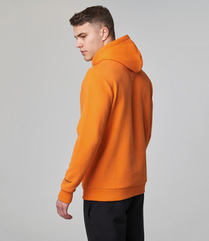 Mclaren F1 Men's Speedmark Logo Hooded Sweatshirt Orange
