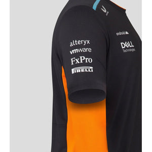 McLaren F1 Kid's 2023 Oscar Piastri Team T-Shirt Dark Grey