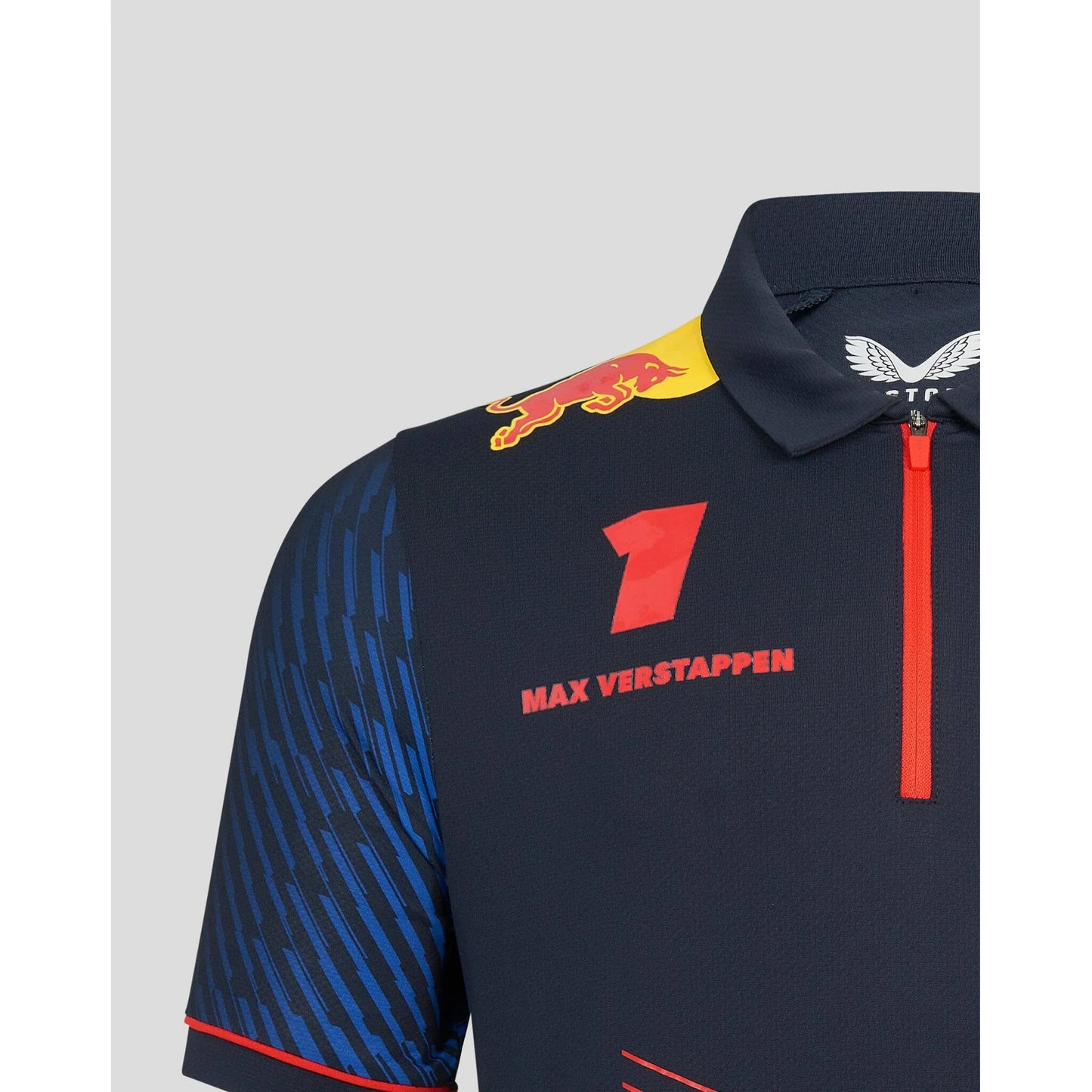 Red Bull Racing F1 Men's Max Verstappen Team Polo Shirt Navy