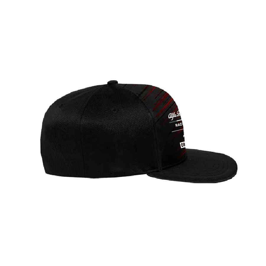 Alfa Romeo Racing F1 Team Flat Brim Hat Black