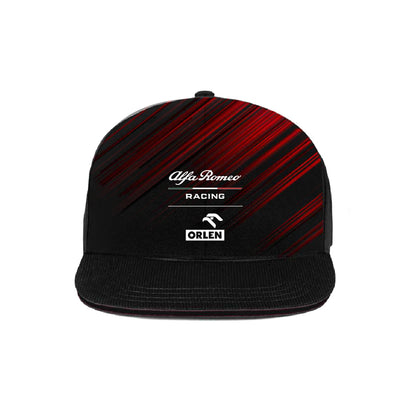 Alfa Romeo Racing F1 Team Flat Brim Hat Black