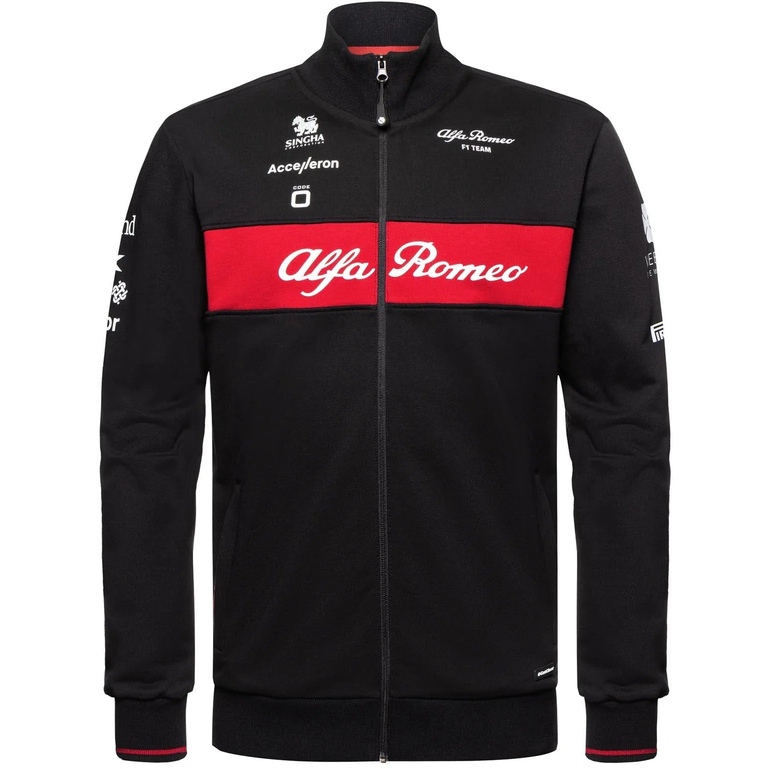 Alfa Romeo Racing F1 Men's Team Polo Shirt Black