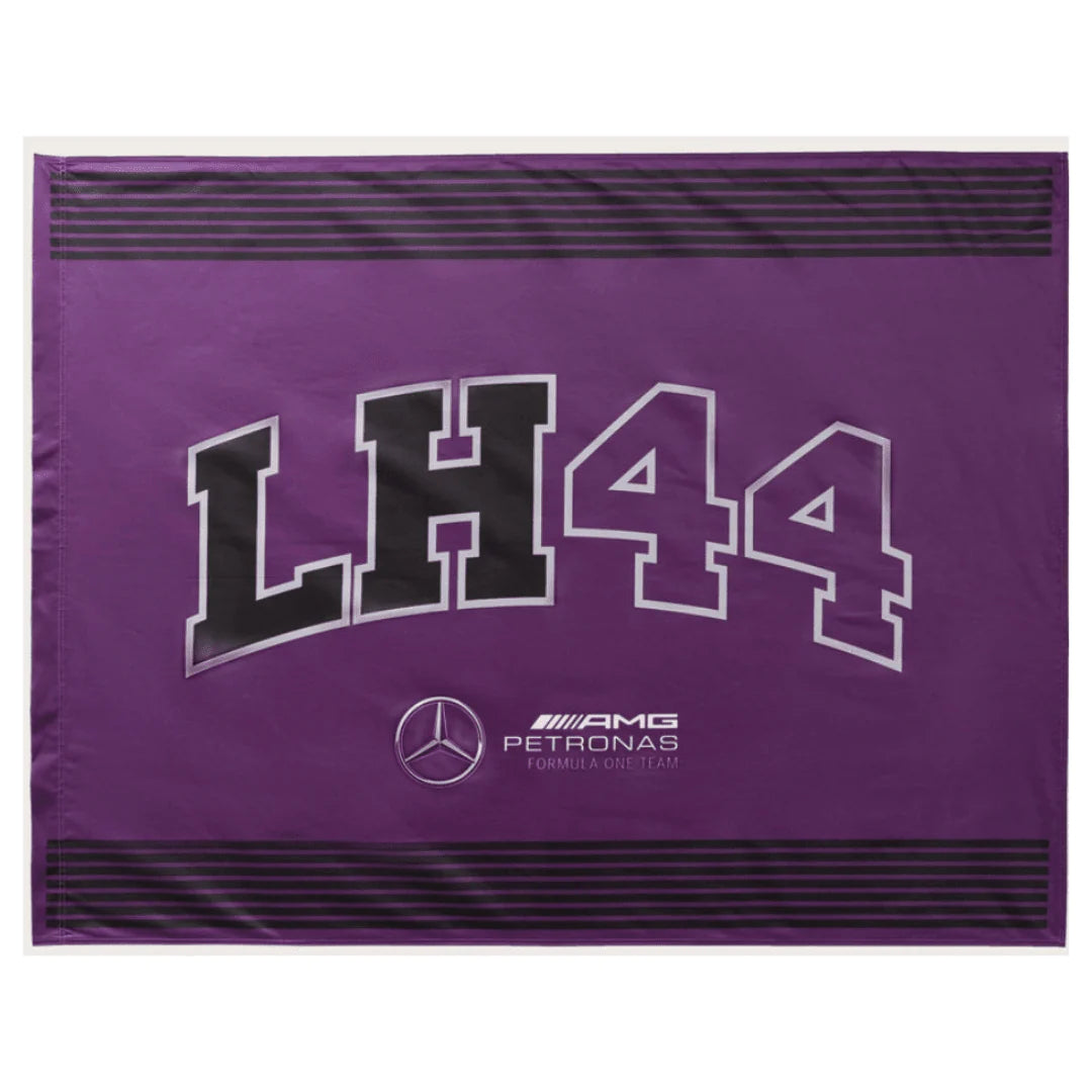 Mercedes AMG Petronas F1 Lewis Hamilton #44 Flag Black
